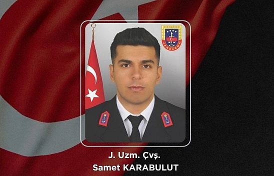 Van Erciş'te Jandarma Uzman Çavuş Samet Karabulut şehit oldu