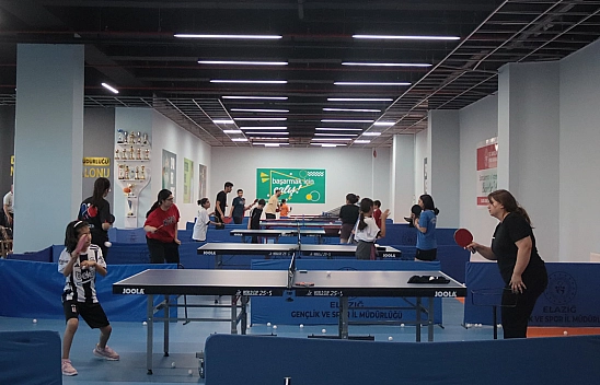 Yaşayan stadyum büyüyor: Masa tenisinin en modern salonu Elazığ'da açıldı