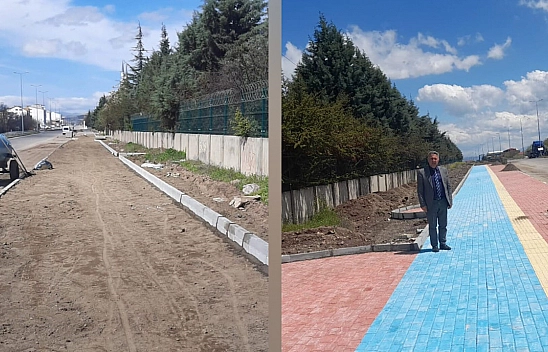 Yazıkonak Belediyesi Engelli Bisiklet  ve Yürüyüş Yolunu Hayata Geçirdi