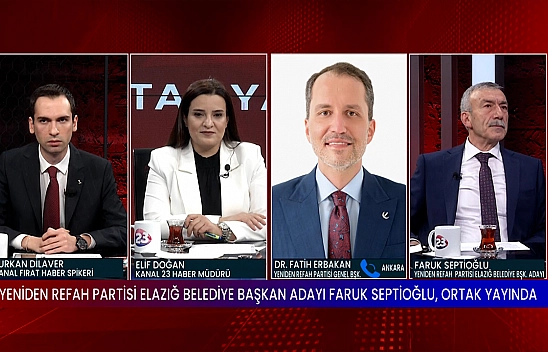 Yeniden Refah Partisi Genel Başkanı Erbakan Canlı Yayında Elazığlılara Seslendi