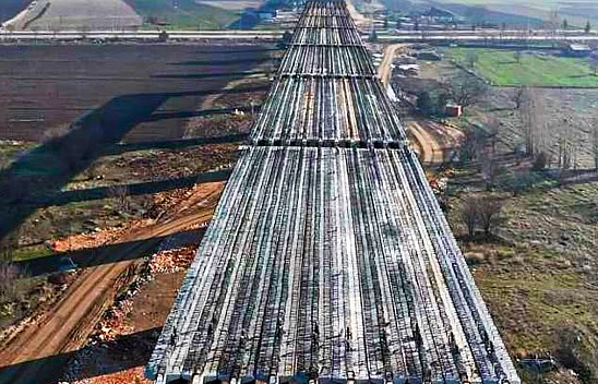 Yüksek hızlı tren hattı'nda çalışmalar sürüyor