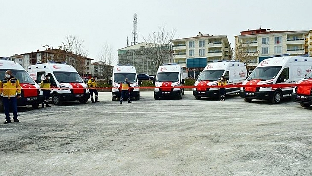 112'ye 9 ambulans takviyesi