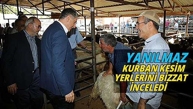 BAŞKAN YANILMAZ, HAYVAN BORSASINI ZİYARET ETTİ
