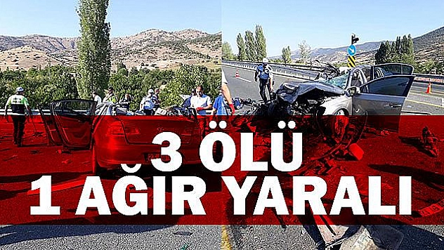 ELAZIĞ'DA TRAFİK KAZASI