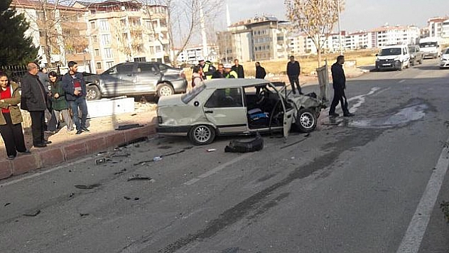 ELAZIĞ'DA TRAFİK KAZASI:6 YARALI 
