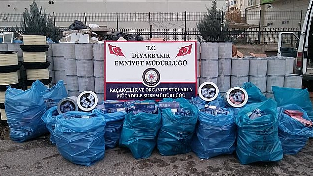 91 BİN 990 PAKET KAÇAK SİGARA ELE GEÇİRİLDİ
