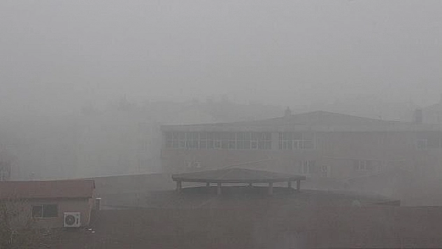 ELAZIĞ'DA SİS ETKİLİ OLDU