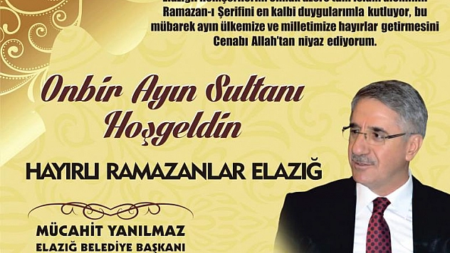 BAŞKAN YANlLMAZ'DAN RAMAZAN MESAJI