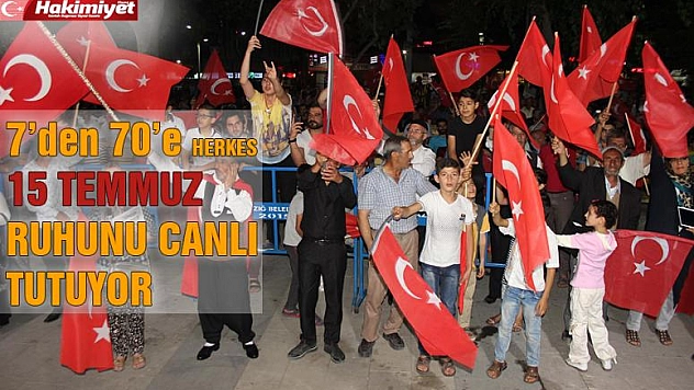 Demokrasi Nöbeti Tutulmaya Başlandı