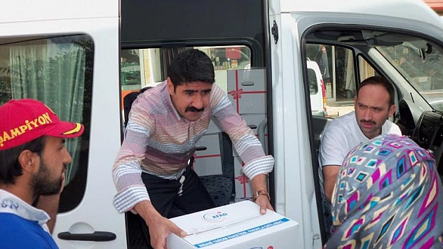 AFAD'DAN SURİYELİ AİLELERE YARDIM