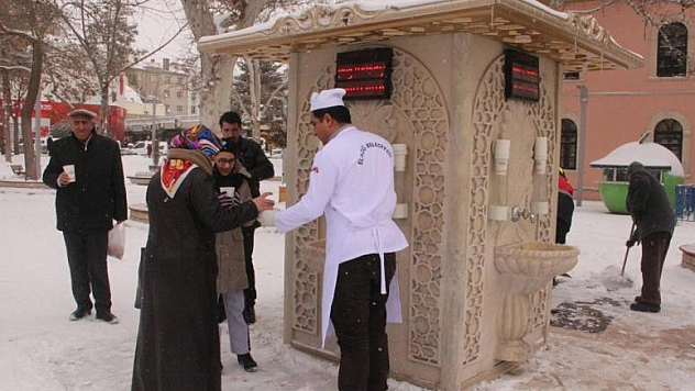 ELAZIĞ'DA KARDA ÇORBA İKRAMI