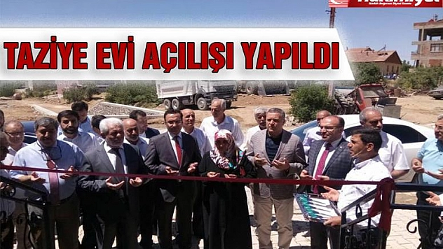 Baskil'de Taziye Evi Açılışı Yapıldı
