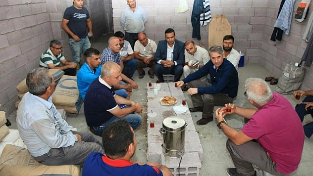 BAŞKAN YANILMAZ, HAFTASONU MESAİSİNDE İNCELEMELERDE BULUNDU