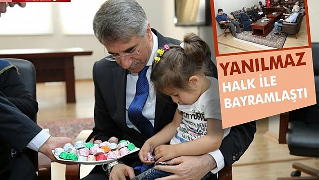 Başkan Yanılmaz,Vatandaşlar İle Bayramlaştı
