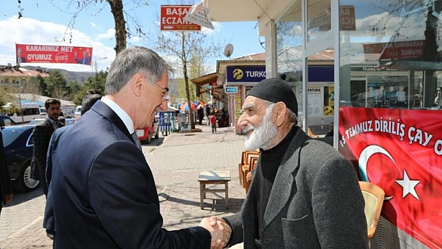 BAŞKAN YANILMAZ ,REFERANDUM ÇALIŞMALARINI SÜRDÜRÜYOR