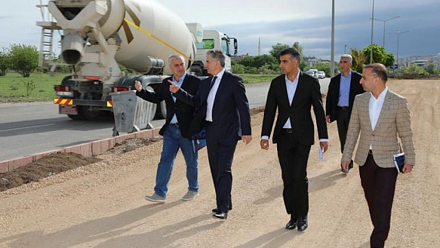 BAŞKAN YANILMAZ   ÇALIŞMALARI DENETLEDİ