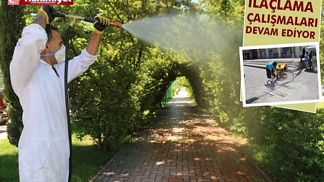 İlaçlama Çalışmaları Devam Ediyor