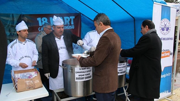 BUĞDAY ÇORBASI VE ÜZÜM HOŞAFI İKRAM EDİLDİ 