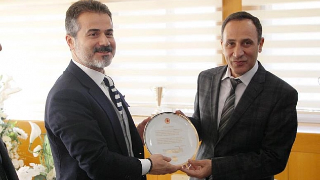 ESKİ GENÇLİK VE SPOR BAKANI SUAT KILIÇ, REKTÖR PROF. DR. DEMİRDAĞ'I ZİYARET ETTİ