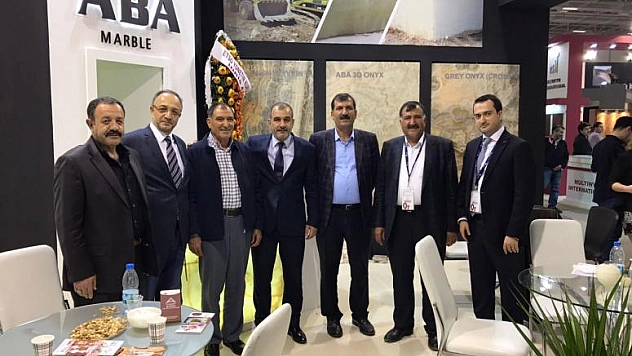 ELAZIĞ MERMERİ MARBLE FUARINDA BÜYÜK İLGİ GÖRÜYOR