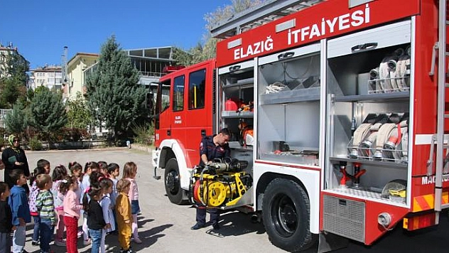 MİNİKLERE YANGIN EĞİTİMİ