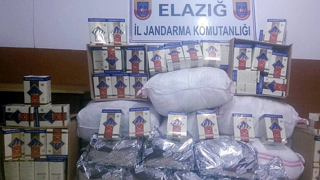 JANDARMA YARIM TON KAÇAK ÇAY ELE GEÇİRDİ