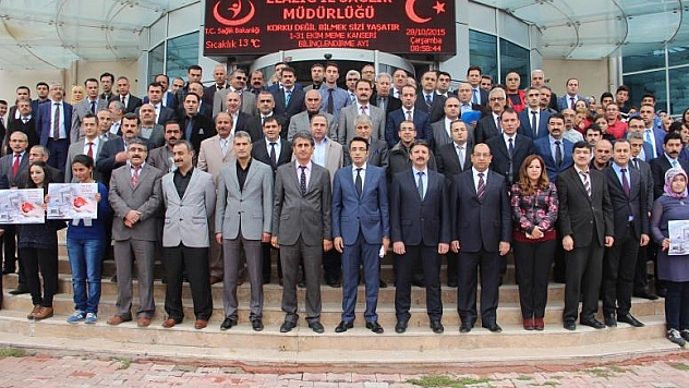 SAĞLIK ÇALIŞANLARI TERÖR SALDIRILARINI KINADI