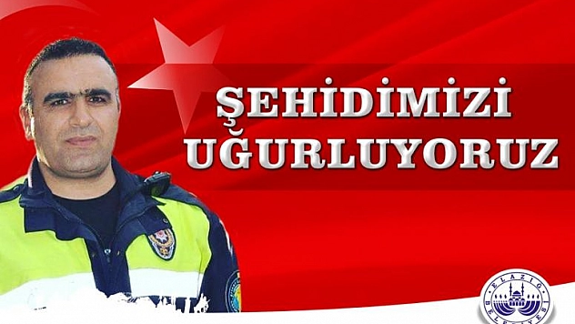 ELAZIĞ KAHRAMAN ŞEHİDİNİ UĞURLUYOR