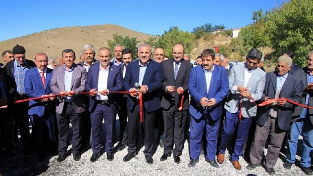 KEBAN'DA GRUP KÖY YOLUNUN AÇILIŞI GERÇEKLEŞTİRİLDİ 