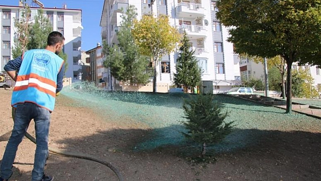 KENT GENELİNDE HYDROSEEDİNG ÇALIŞMALARI 