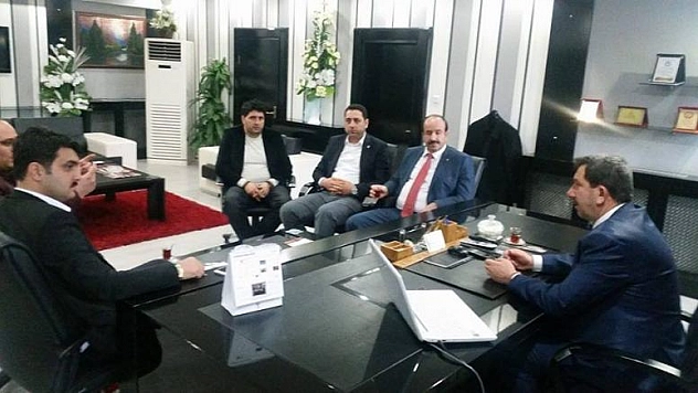 SAĞLIK-SEN VE BİRLİK VAKFI'NDAN BAŞKAN AKPINAR'A ZİYARET