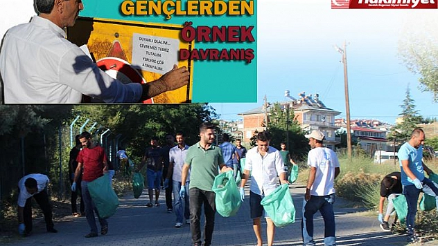 Köylü Gençlerden Örnek Davranış