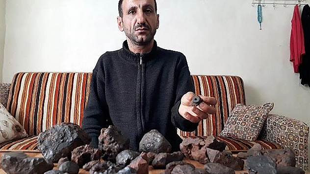 GRAMI 60 DOLAR, KÖYLÜNÜN BAŞINA METEOR TAŞI KONDU