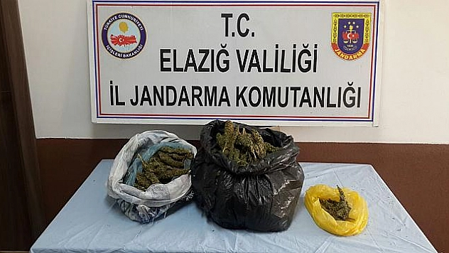 JANDARMA EKİPLERİ, 7 KİLO UYUŞTURUCU ELE GEÇİRDİ