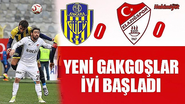 Gakgoş, başkentte puanı kaptı!