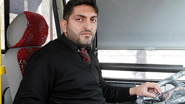 KALP KRİZİ GEÇİREN İŞÇİYİ OTOBÜSLE HASTANEYE YETİŞTİRDİLER