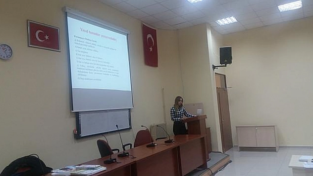 ÖĞRENCİLERE SEMİNER VERİLDİ 