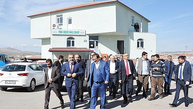 BAŞKAN ALAN SEBZE HALİNİ ZİYARET ETTİ