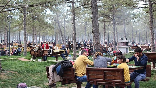 ELAZIĞ'DA BAHAR HAVASI PİKNİKÇİLERİ SEVİNDİRDİ 