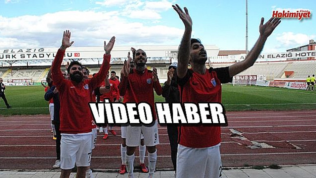 Elaziz Belediyespor taraftarlarıyla coştu