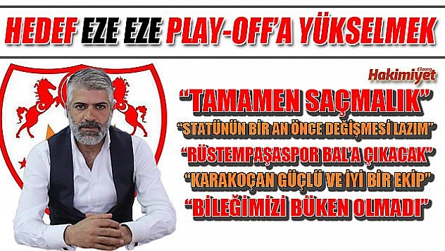 Erulaş: 'Olacaklardan herkes sorumludur!'