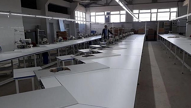 BASKİL'DE TEKSTİL FABRİKASI ÜRETİME BAŞLIYOR 