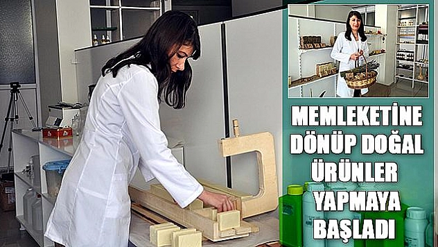 KİMYA MÜHENDİSİ ALERJİSİNİ FARK ETTİ, BİTKİLERDEN SABUN ÜRETTİ