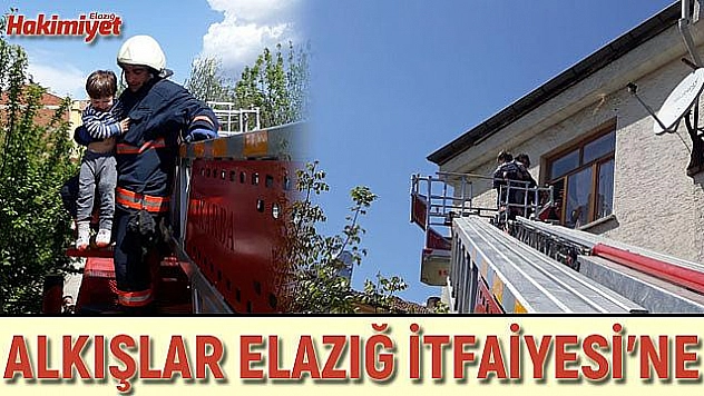 MAHSUR KALAN ÇOCUĞU KURTARDILAR