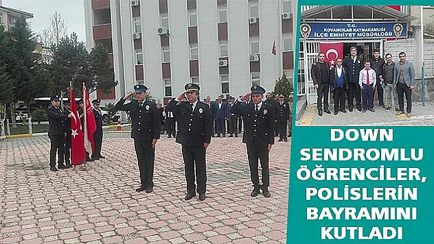 ÖZEL ÇOCUKLARDAN  POLİSE ZİYARET