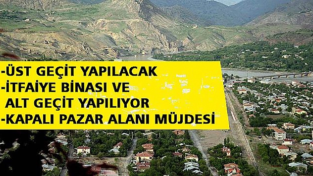 PALU'YA İTFAİYE BİNASI VE ALT GEÇİT YAPILIYOR