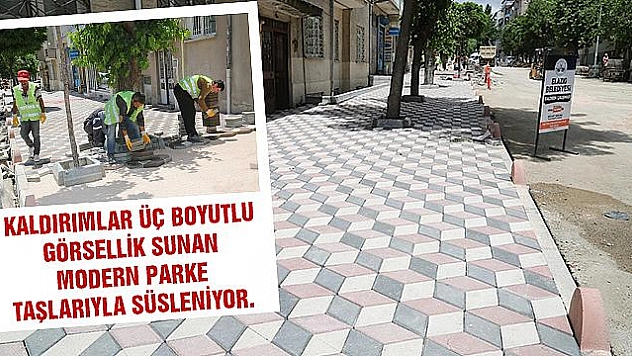 ELAZIĞ'A  MODERN KALDIRIMLAR