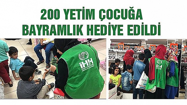 ELAZIĞ'DA 200 ÇOCUĞA BAYRAMLIK