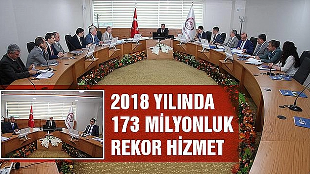 ELAZIĞ İL ÖZEL İDARESİ'NDEN 2018 YILINDA 173 MİLYONLUK REKOR HİZMET
