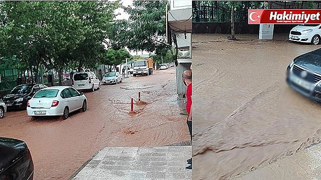 KOVANCILAR'DA SAĞANAK ETKİLİ OLDU